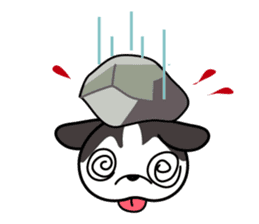 Sora, the cute siberian husky sticker #741806