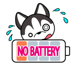 Sora, the cute siberian husky sticker #741810