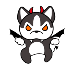 Sora, the cute siberian husky sticker #741820