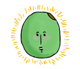 Bean man sticker #741904