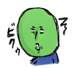 Bean man sticker #741905