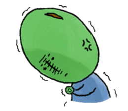 Bean man sticker #741909