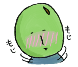 Bean man sticker #741913