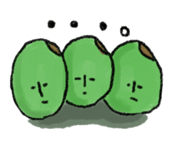 Bean man sticker #741914