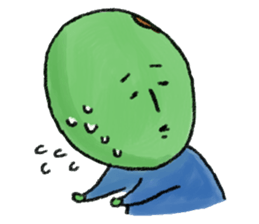 Bean man sticker #741917