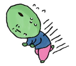 Bean man sticker #741918