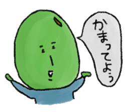 Bean man sticker #741920