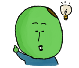 Bean man sticker #741921