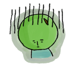 Bean man sticker #741922