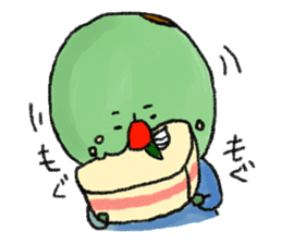 Bean man sticker #741925