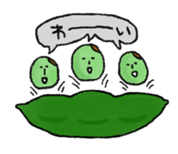 Bean man sticker #741926