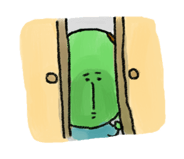 Bean man sticker #741927