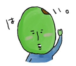 Bean man sticker #741929