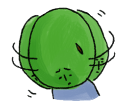 Bean man sticker #741930