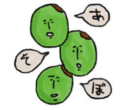 Bean man sticker #741931