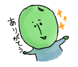 Bean man sticker #741934