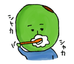 Bean man sticker #741940