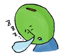 Bean man sticker #741941