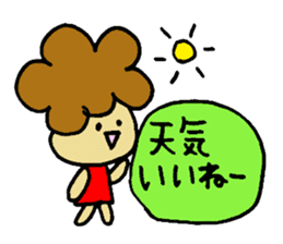 Mokemoke chan sticker #742113