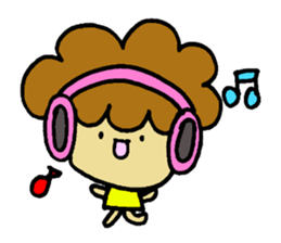 Mokemoke chan sticker #742139