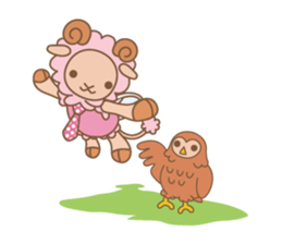 Maple ~flying sheep and cute friends ~ sticker #742190