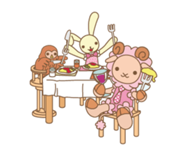 Maple ~flying sheep and cute friends ~ sticker #742209