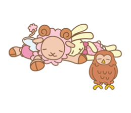 Maple ~flying sheep and cute friends ~ sticker #742222