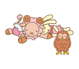 Maple ~flying sheep and cute friends ~ sticker #742222