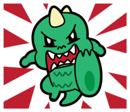 "DOCHILA" The Little Monster sticker #742349
