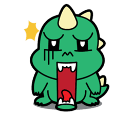"DOCHILA" The Little Monster sticker #742351