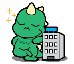 "DOCHILA" The Little Monster sticker #742355