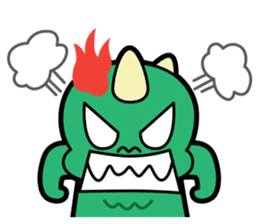 "DOCHILA" The Little Monster sticker #742357