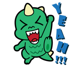 "DOCHILA" The Little Monster sticker #742360