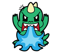 "DOCHILA" The Little Monster sticker #742362
