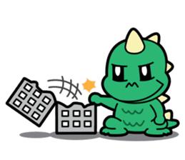 "DOCHILA" The Little Monster sticker #742365