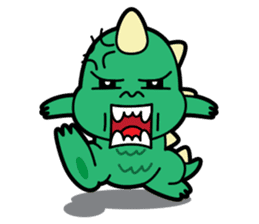 "DOCHILA" The Little Monster sticker #742373