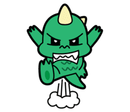 "DOCHILA" The Little Monster sticker #742382