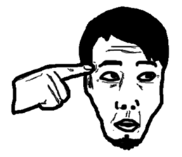 Hello! My name is Murakami. sticker #742406