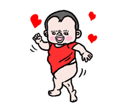 High-handed baby sticker #742780