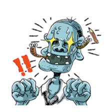 Zombie Stamp sticker #742786