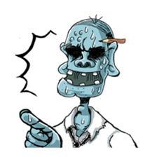 Zombie Stamp sticker #742791