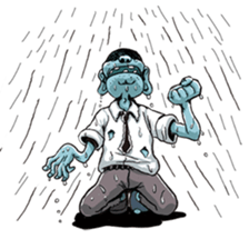 Zombie Stamp sticker #742798