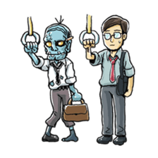 Zombie Stamp sticker #742814