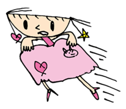 The princess and a cat sticker #743025