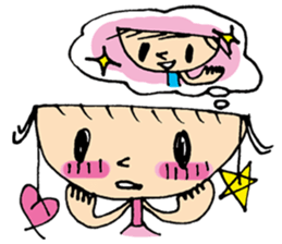 The princess and a cat sticker #743034