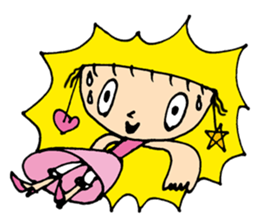 The princess and a cat sticker #743040