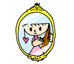 The princess and a cat sticker #743046