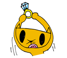 The princess and a cat sticker #743060