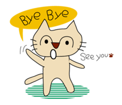 mie is cat sticker #743074