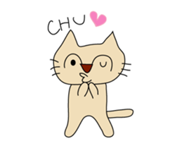 mie is cat sticker #743102